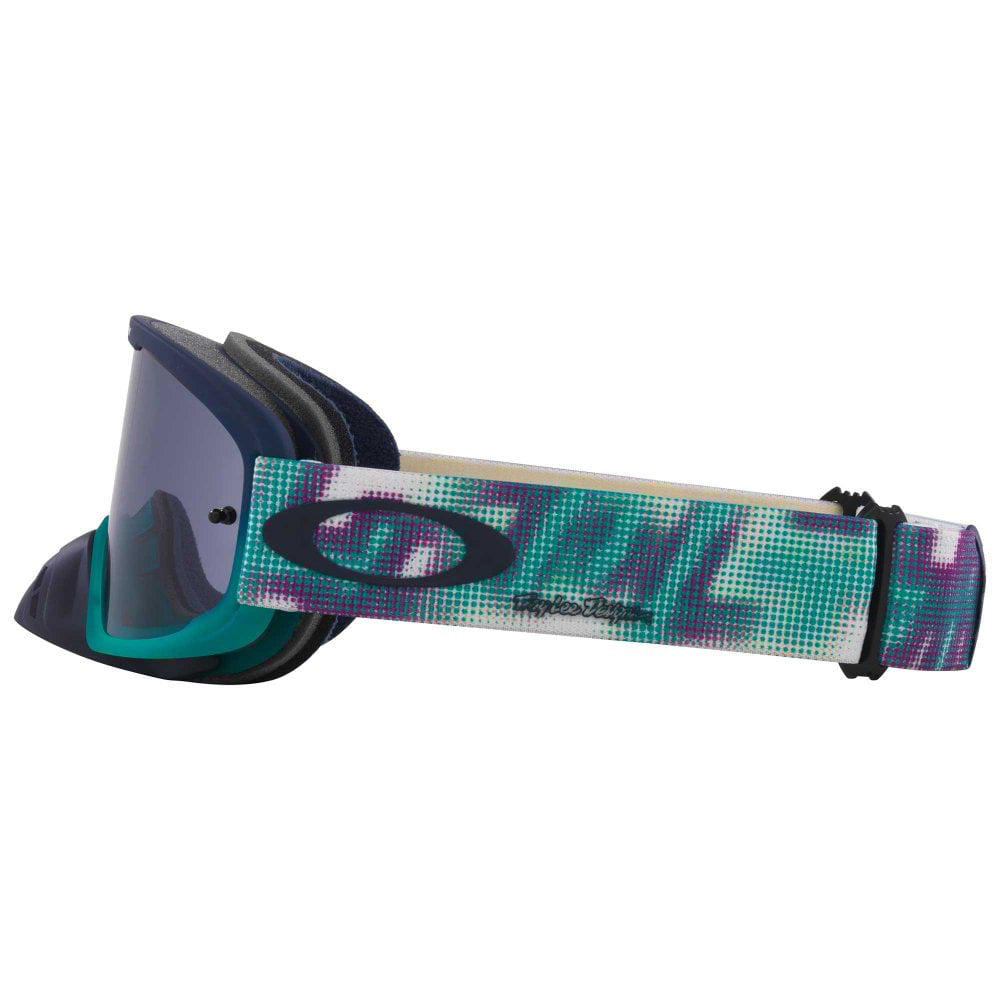 OAKLEY O-FRAME 2.0 PRO MX TROY LEE DESIGN PIXEL WHITE/LIGHT SMOKE, LIGHT GREY LENS