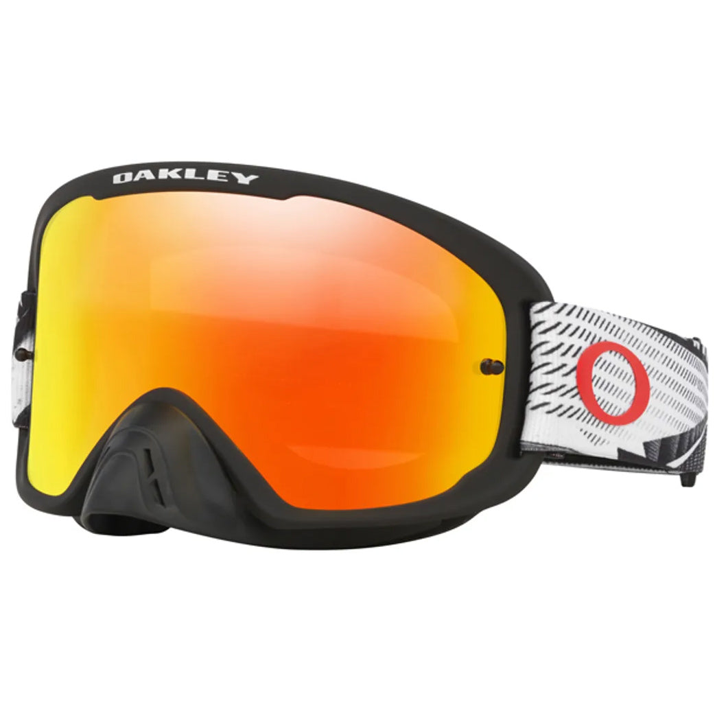 OAKLEY O-FRAME 2.0 PRO MX SELF MASTERY COLLECTION BLACK/RED, FIRE IRIDIUM LENS