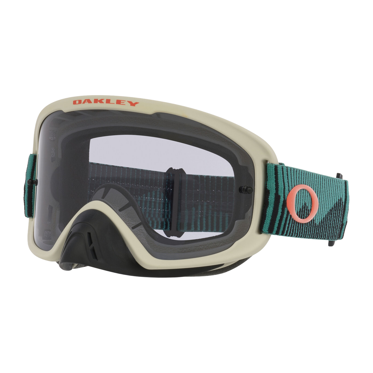 OAKLEY O FRAME 2.0 PRO MX GOGGLE PACIFIC MOUNTAIN LIGHT GREY LENS M OO7115-70