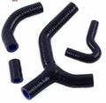 HOSE Y KIT 4pcs EXC400 450 530 EXC EXC-R KTM, SILICONE RADIATOR BLACK
