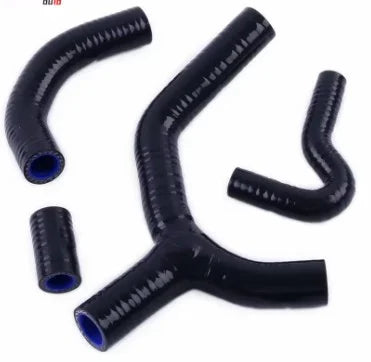 HOSE Y KIT 4pcs EXC400 450 530 EXC EXC-R KTM, SILICONE RADIATOR BLACK