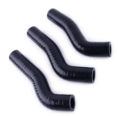 RADIATOR HOSE KIT 3pcs BLACK 07-12 KTM SX-F XC-F 250 SILICONE 77035027100 77035025000 77035024000