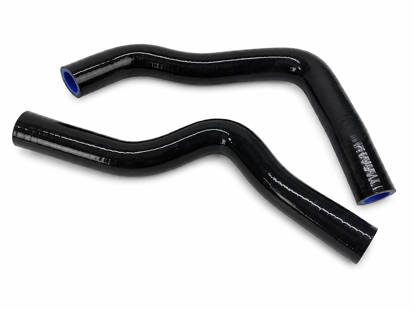RADIATOR HOSE KIT 2pcs BLACK  00-12 SUZUKI RM85 BLACK SILICONE 17851-03B00 17852-03B00