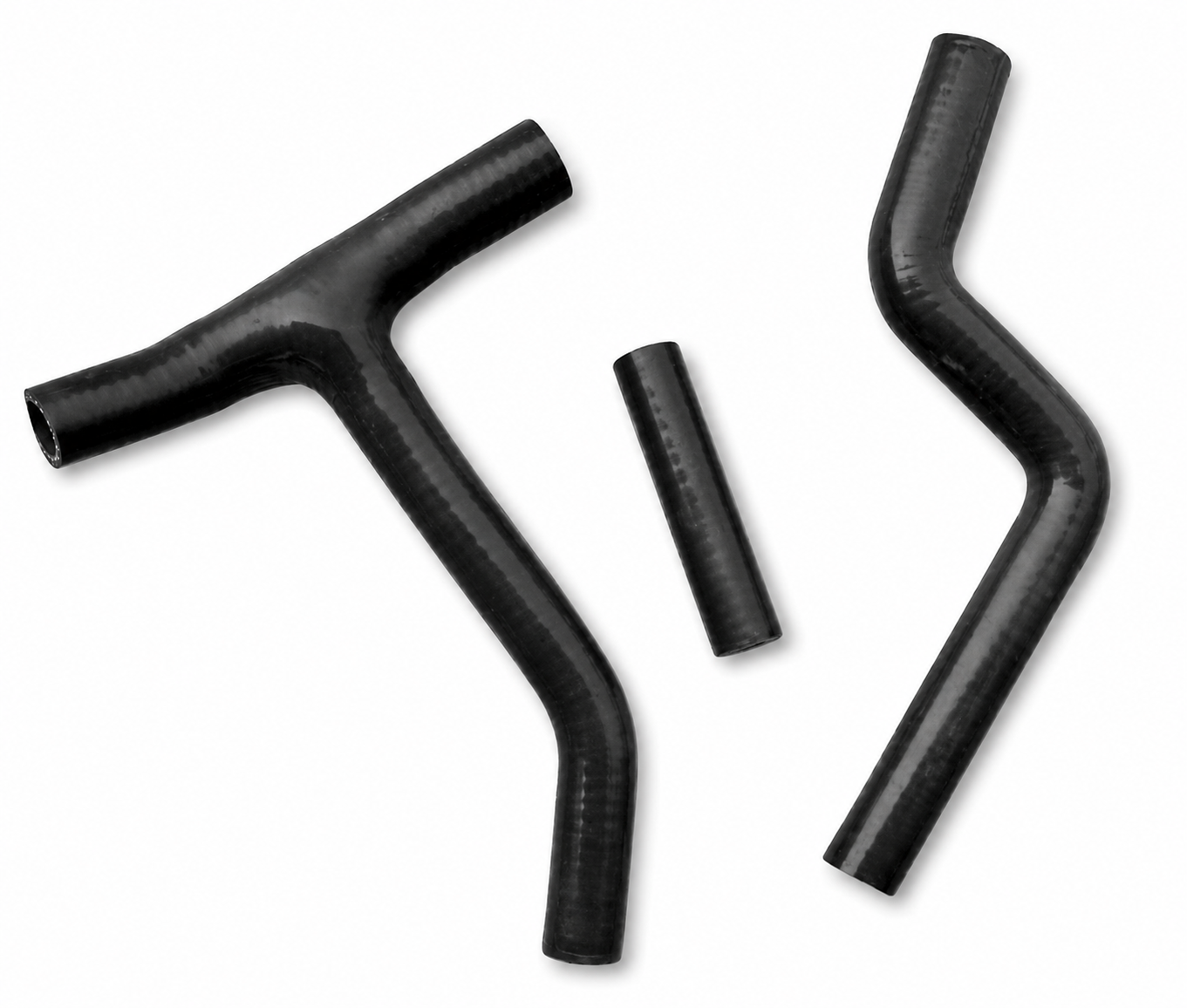 RADIATOR HOSE Y KIT 3pcs BLACK 10-13 YAMAHA YZF250 YZ250F SILICONE 17D-12578-50-00