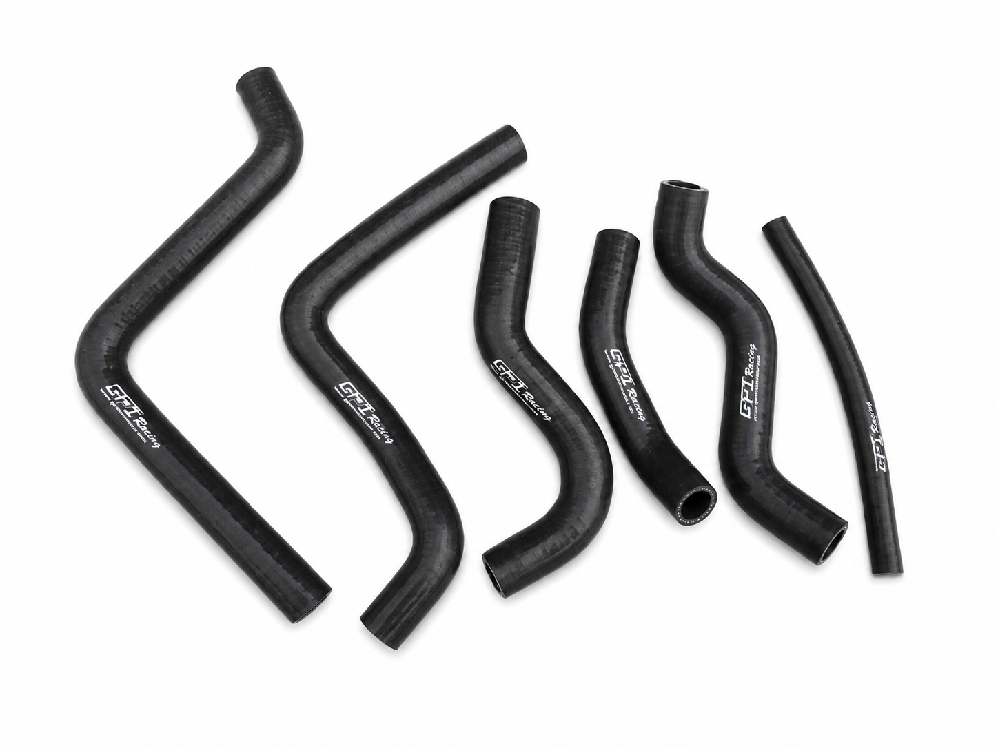 RADIATOR HOSE KIT 6pcs BLACK 00-02 HONDA CR125 SILICONE 19061-KSR-J00