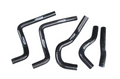 RADIATOR HOSE KIT 5pcs BLACK 03-04 HONDA CR125  SILICONE 19061-KSR-J00