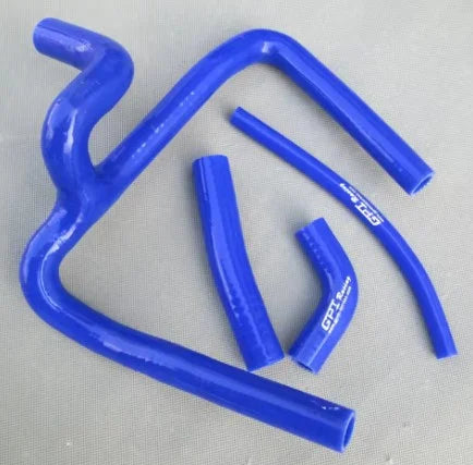 RADIATOR HOSE Y KIT 4pcs BLUE 02-08 HONDA CR250R SILICONE 19061-KZ3-J40