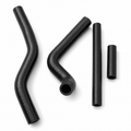 RADIATOR HOSE KIT 4pcs BLACK 01-08 SUZUKI RM125 SILICONE 17852-36F00