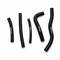 RADIATOR HOSE KIT 5pcs BLACK 96-00 SUZUKI RM125 SILICONE 17852-36E10