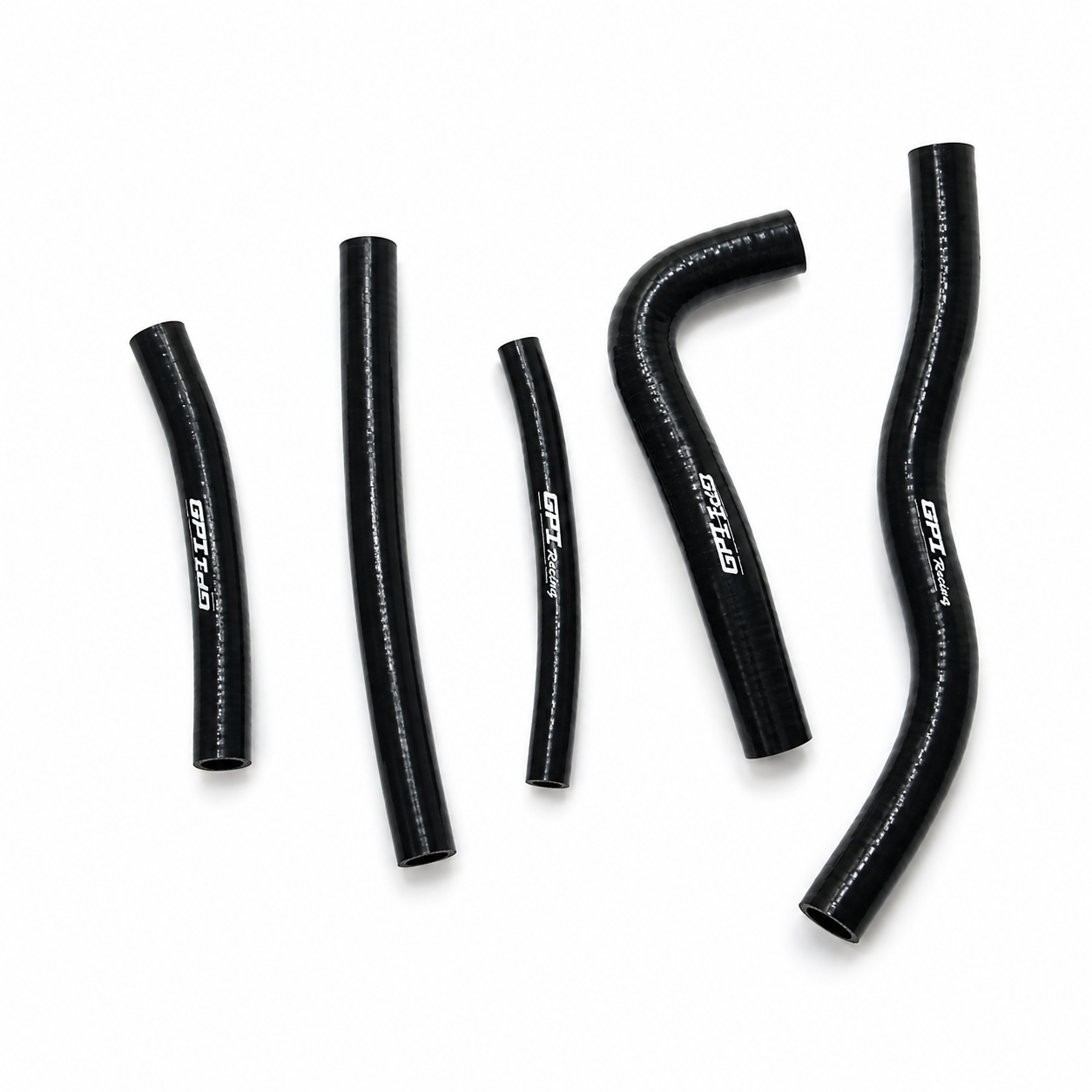RADIATOR HOSE KIT 5pcs BLACK 96-00 SUZUKI RM125 SILICONE 17852-36E10