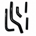 RADIATOR HOSE KIT 5pcs 05-06 SUZUKI KAWASAKI KX RM-Z F 250 BLACK SILICONE