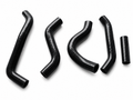 RADIATOR HOSE KIT 5pcs BLACK 2007 SUZUKI RMZ450 SILICONE 17852-35G11