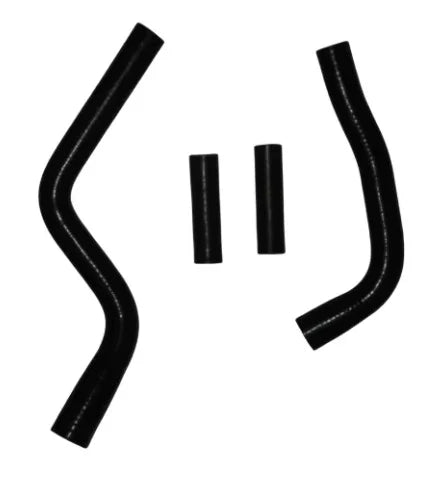 RADIATOR HOSE KIT 4pcs BLACK 03-20 YAMAHA YZ125 SILICONE 1C3-12484-00-00