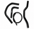 RADIATOR HOSE KIT 4pcs BLACK 82-07 YAMAHA BANSHEE YFZ350 SILICONE  2GU-12485-00-00
