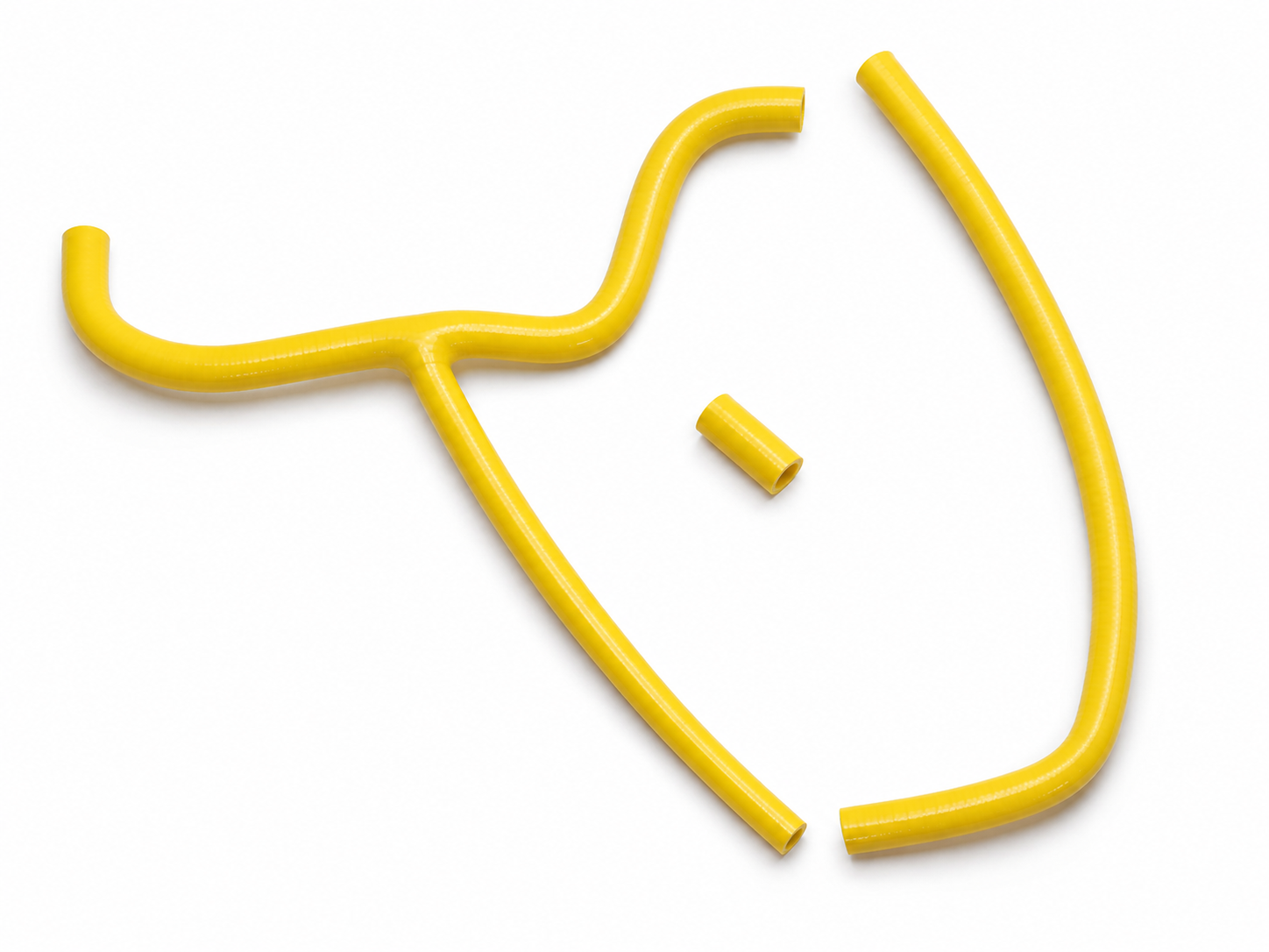 RADIATOR HOSE Y KIT 3pcs YELLOW 08-11 CAN-AM DS450 SILICONE 709200200
