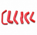 RADIATOR HOSE KIT 6pcs RED 00-10 HONDA XR650R SILICONE 19061-MBN-670