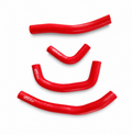 RADIATOR HOSE KIT 4pcs RED 17-20 HONDA CRF450 SILICONE 19061-MKE-A00