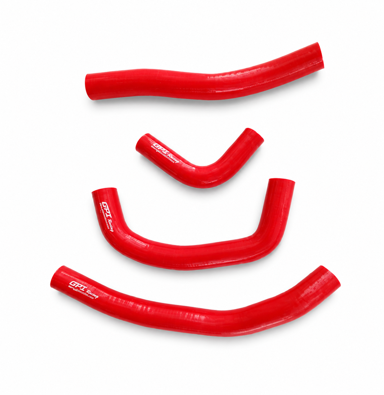 RADIATOR HOSE KIT 4pcs RED 17-20 HONDA CRF450 SILICONE 19061-MKE-A00