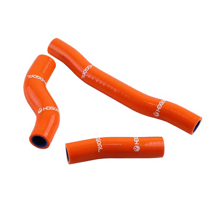 RADIATOR HOSE KIT 3pcs ORANGE 19-23 KTM HUSQVARNA SX XC EXC TPI XC-W TPI TC TX TEI 250 300 SILICONE 55535026000