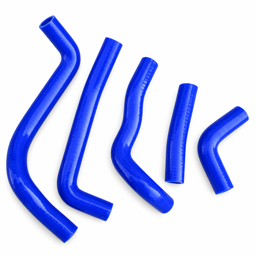 RADIATOR HOSE KIT 5pcs BLUE 95-06 KAWASAKI KDX 200 220 SILICONE 39062-1619