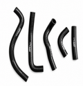RADIATOR HOSE KIT 5pcs BLACK 95-06 KAWASAKI KDX 200 220 SILICONE 39062-1619