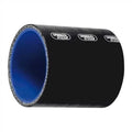 SILICONE HOSE COUPLING 8MM, BLACK, UNIVERSAL JOINER AIR, WATER, INTAKE