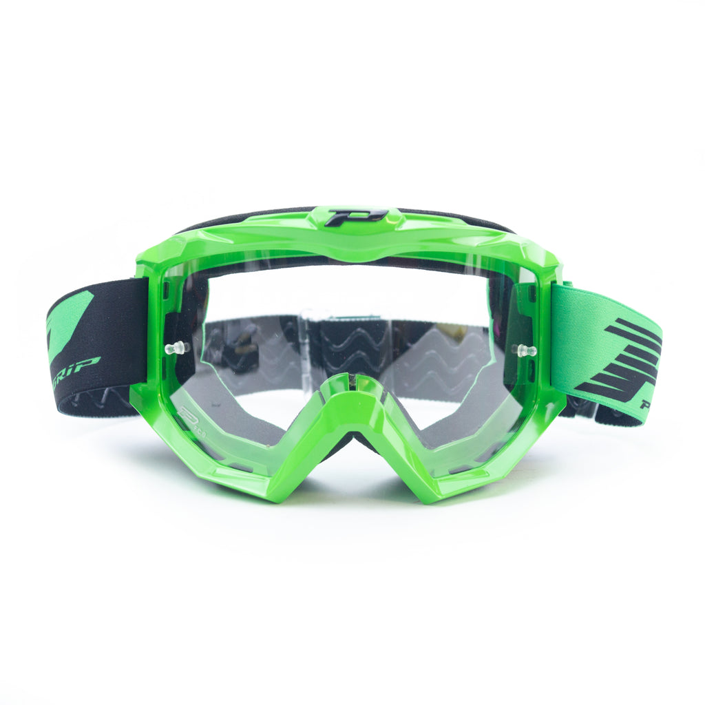 PROGRIP ATZAKI GOGGLE GREEN WITH CLEAR LENS, PG3201 GREEN