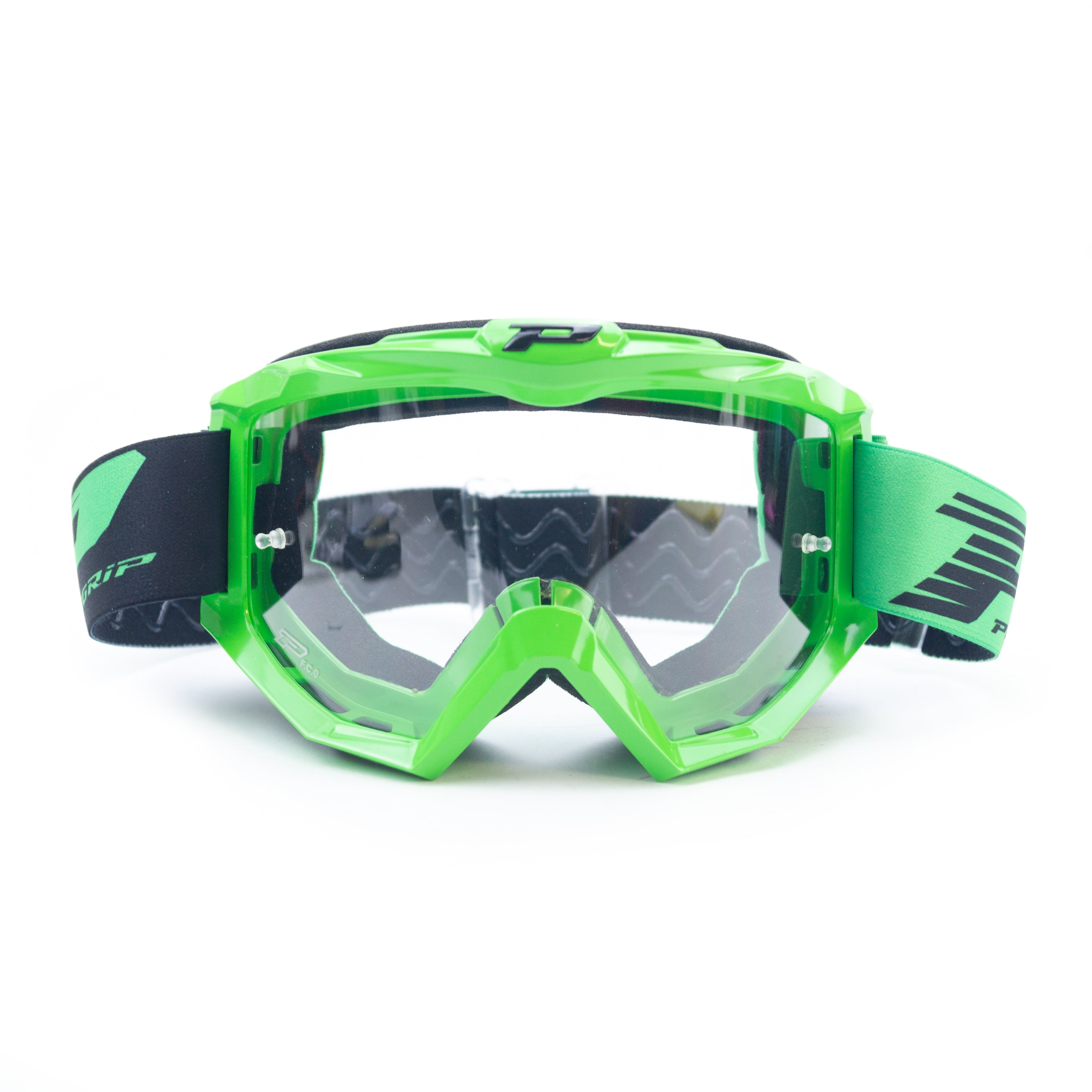 PROGRIP ATZAKI GOGGLE GREEN WITH CLEAR LENS, PG3201 GREEN