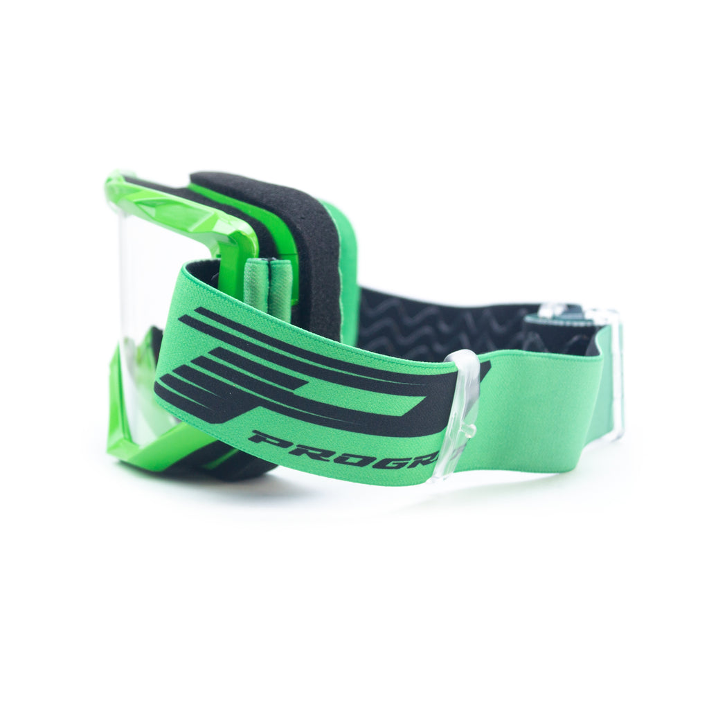 PROGRIP ATZAKI GOGGLE GREEN WITH CLEAR LENS, PG3201 GREEN