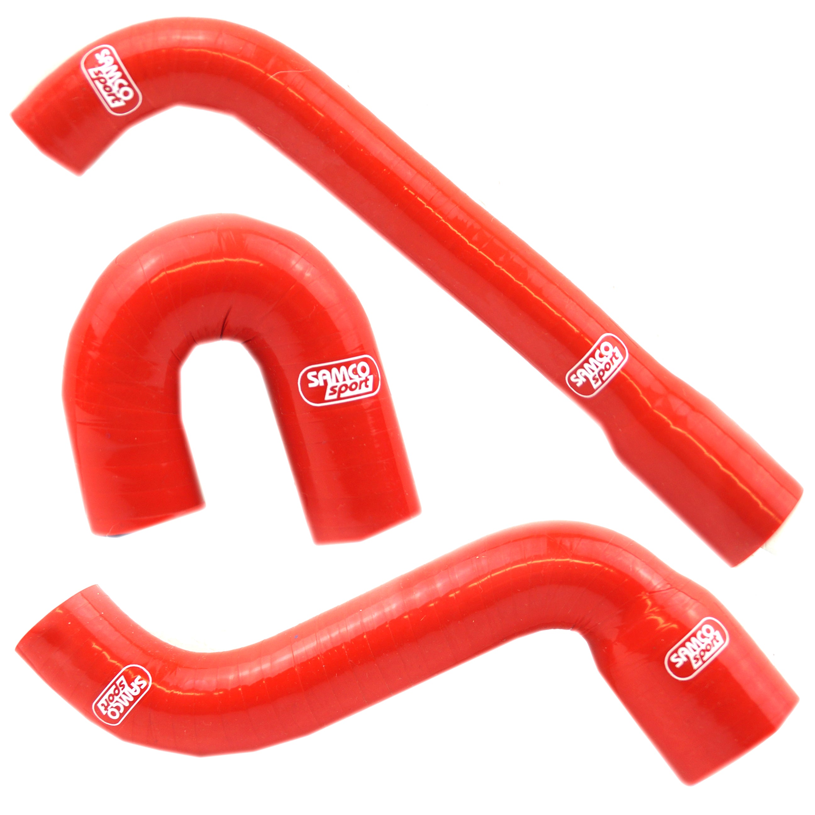 COOLANT HOSE 3 PIECE KIT RED 07-11 COBRA 65 CX SAMCO SPORT COB-2-RD