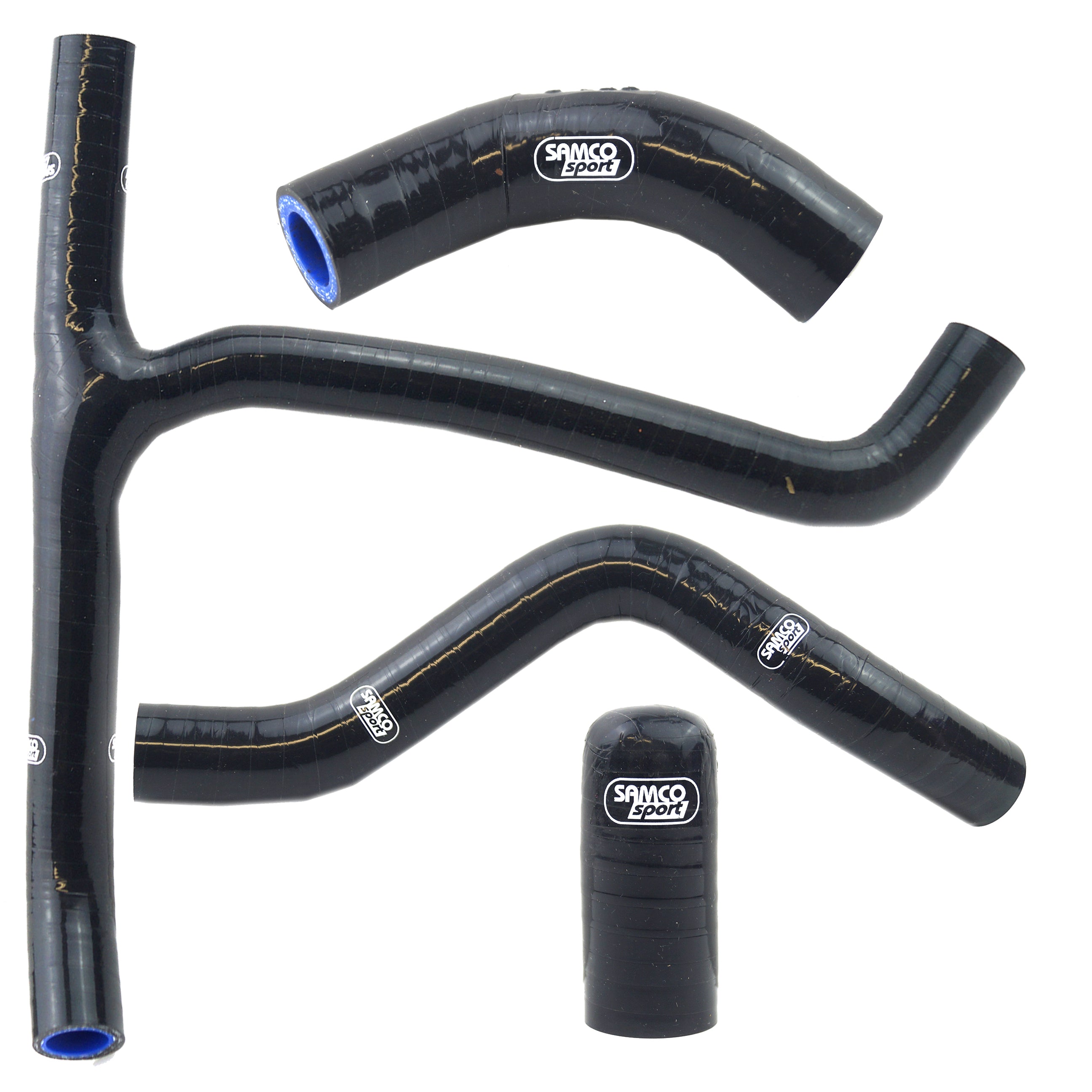COOLANT HOSE 4 PIECE KIT BLACK 18-21 HONDA 250 CRF R RX SAMCO SPORT HON-122-BK