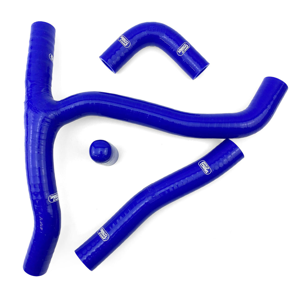 COOLANT HOSE 4 PIECE KIT BLUE 17-20 HONDA 450 CRF R RWE RX SAMCO SPORT HON-123-BU
