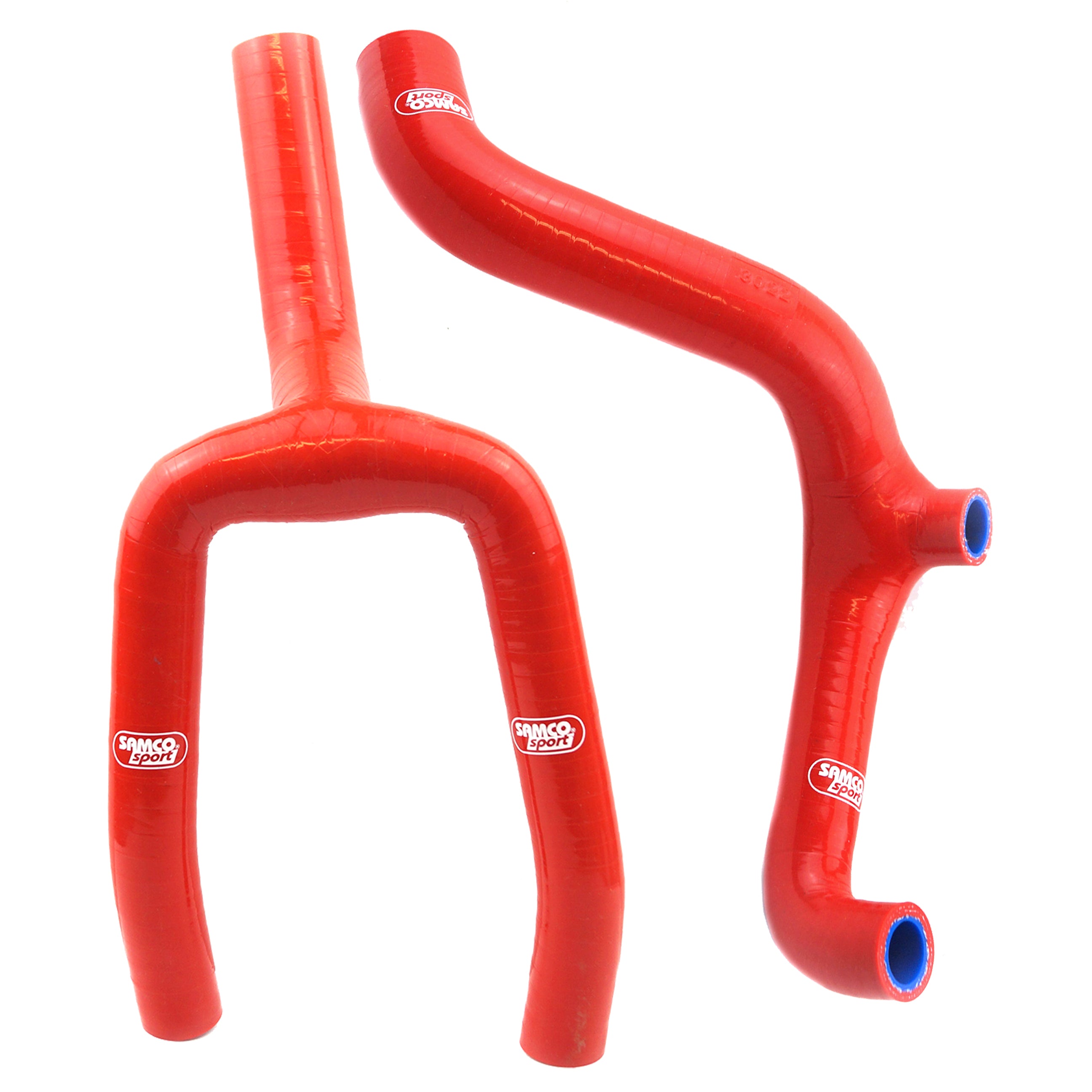 COOLANT HOSE 2 PIECE KIT RED 06-13 HUSQVARNA 125 CR WR 'Y' RACE DESIGN SAMCO HUS-5-RD