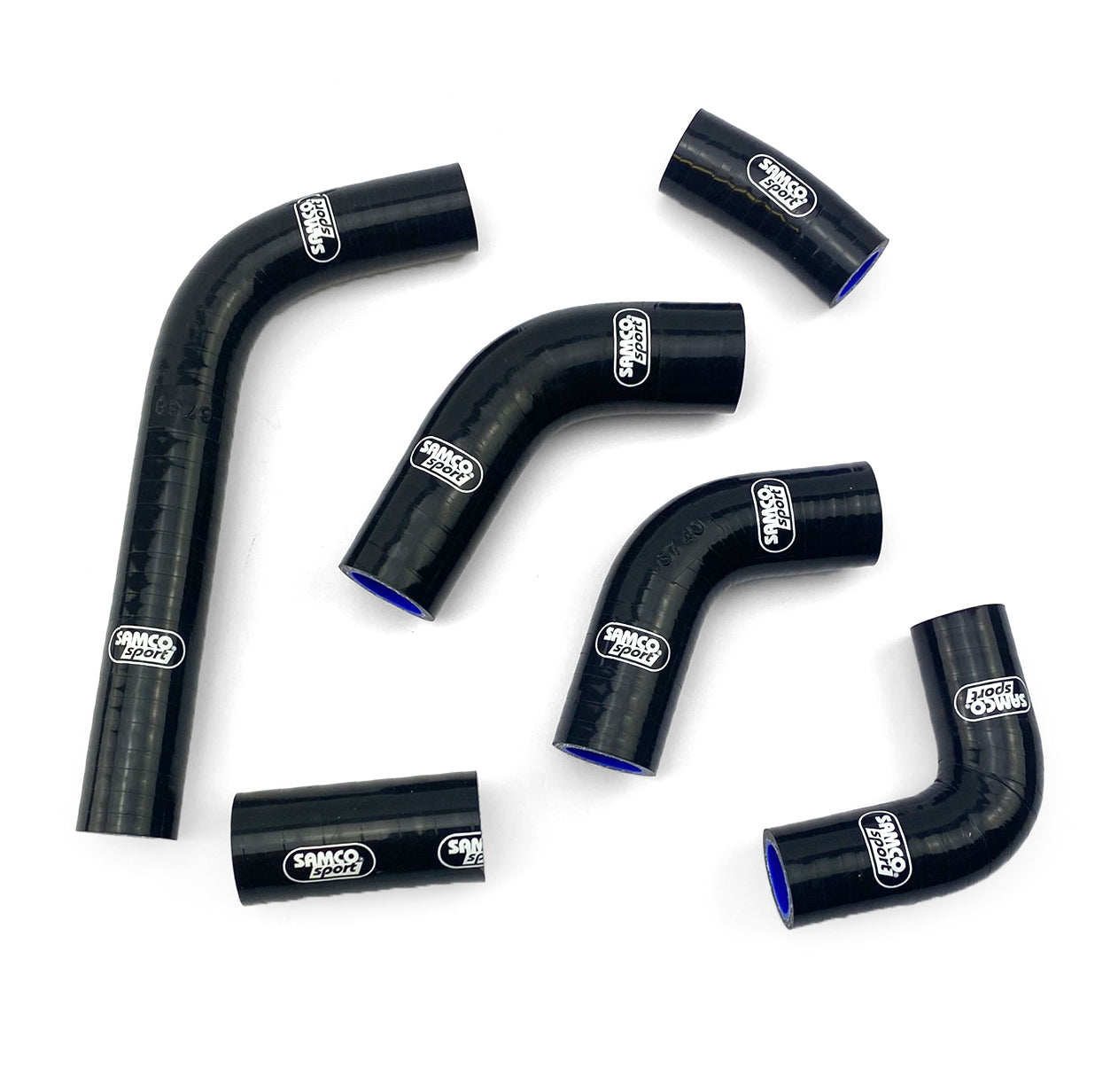 COOLANT HOSE 6 PIECE KIT BLACK 24-26 KAWASAKI 450 KX F OEM DESIGN SAMCO SPORT KAW-103-BK
