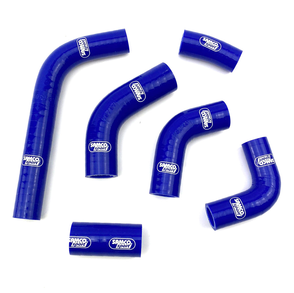 COOLANT HOSE 6 PIECE KIT BLUE 24-26 KAWASAKI 450 KX F OEM DESIGN SAMCO SPORT KAW-103-BU
