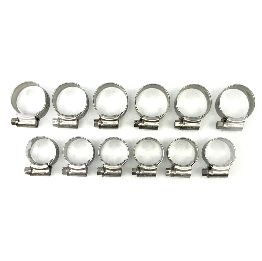 COOLANT HOSE STAINLESS KALE CLAMP KIT 24-26 KAWASAKI 450 KX F SAMCO SPORT CKKAW-103