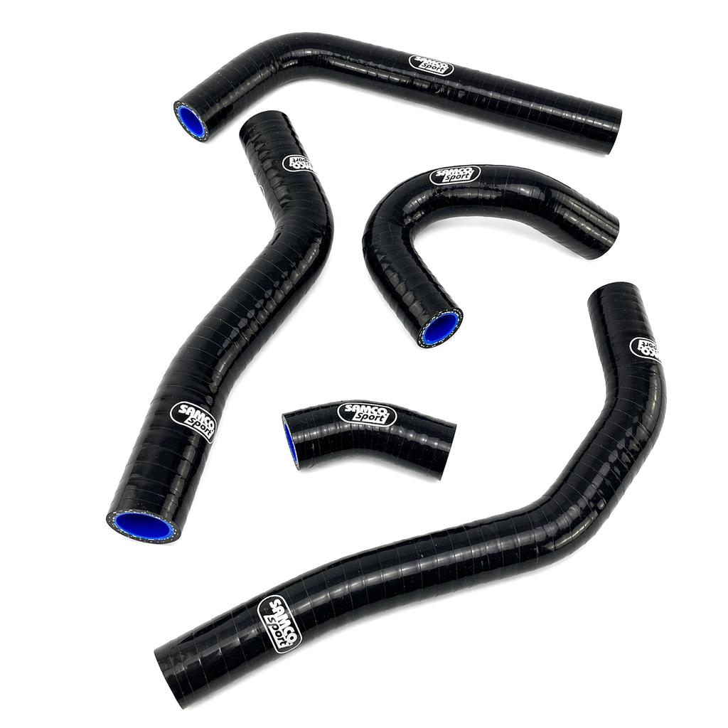 COOLANT HOSE 5 PIECE KIT BLACK 25-26 KAWASAKI 250 KX OEM DESIGN SAMCO SPORT KAW-104-BK