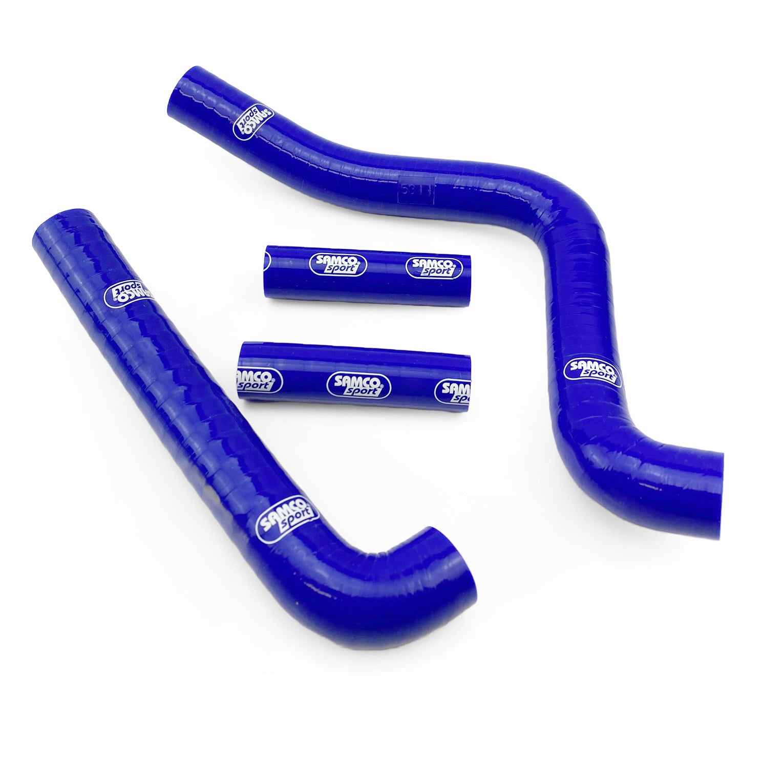 COOLANT HOSE 4 PIECE KIT BLUE 94-98 KAWASAKI 125 KX SAMCO SPORT KAW-82-BU