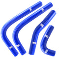 COOLANT HOSE 4 PIECE KIT BLUE 17-19 KAWASAKI 250 KX 250 F OEM DESIGN SAMCO SPORT KAW-88-BU