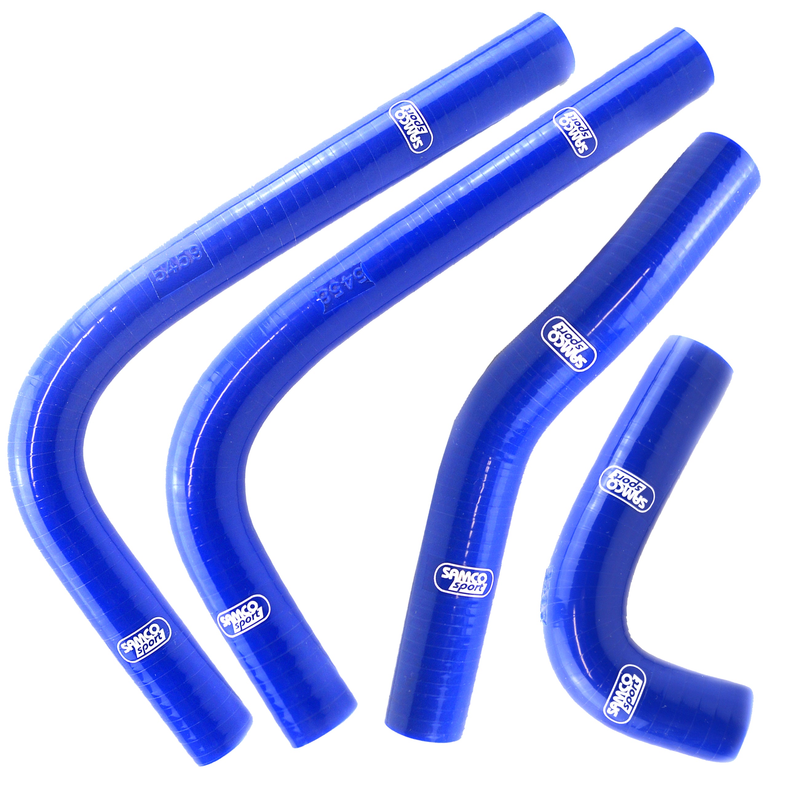 COOLANT HOSE 4 PIECE KIT BLUE 17-19 KAWASAKI 250 KX 250 F OEM DESIGN SAMCO SPORT KAW-88-BU