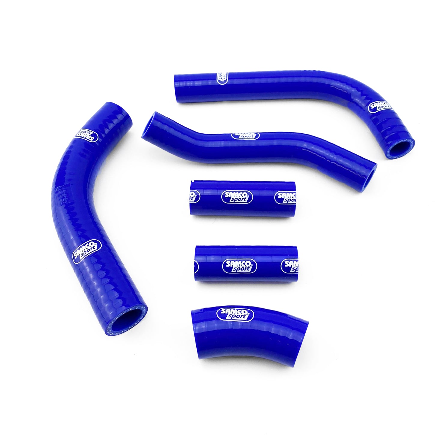 COOLANT HOSE 6 PIECE KIT BLUE 19-23 KAWASAKI 450 KX F OEM DESIGN SAMCO SPORT KAW-93-BU
