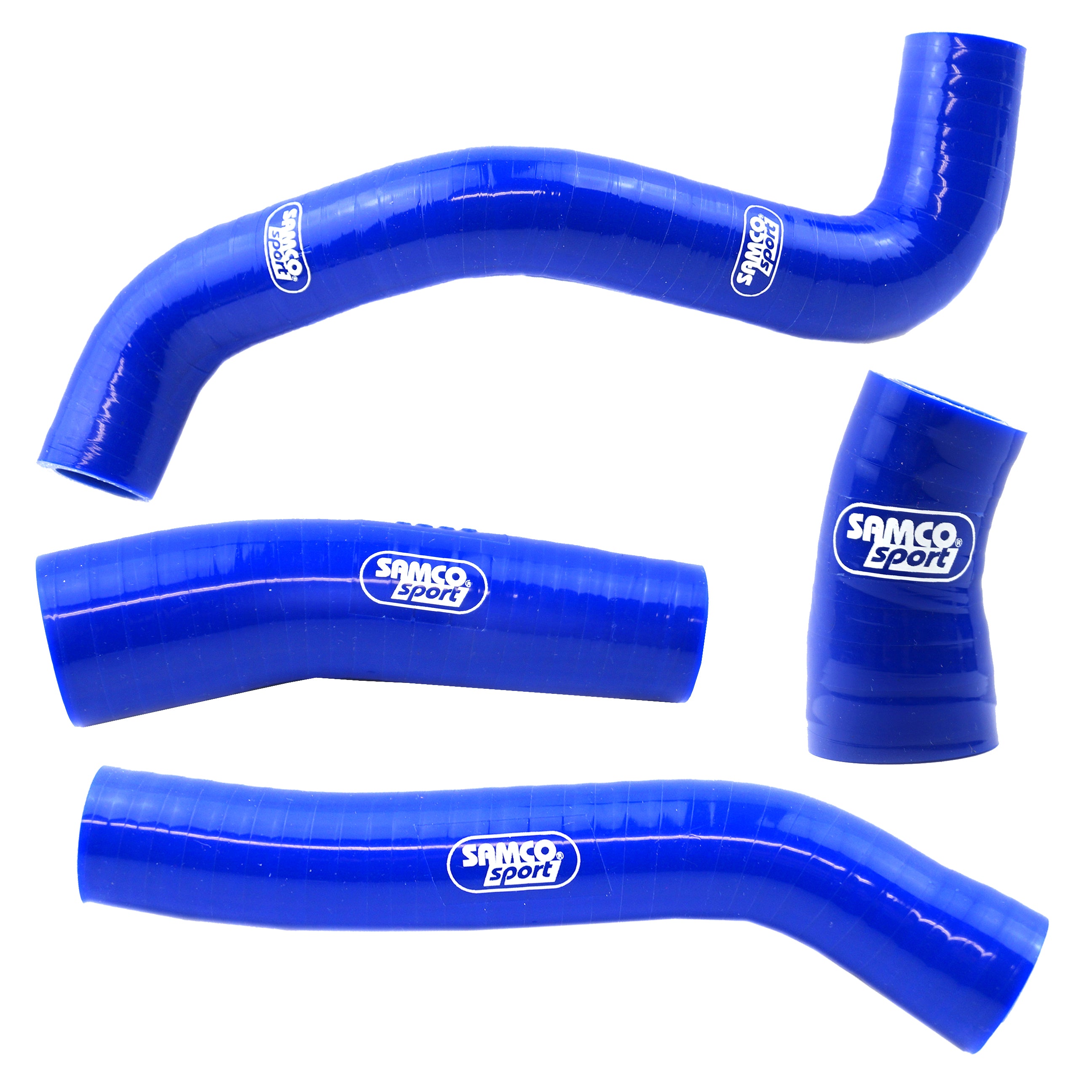 COOLANT HOSE 4 PIECE KIT BLUE 19-23 KTM HUSQ GAS 250 350 OEM DESIGN SAMCO KTM-107-BU