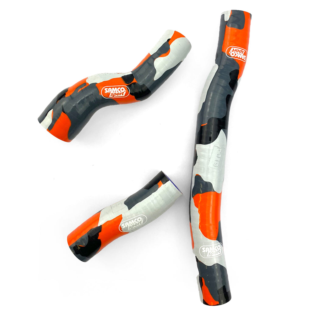 COOLANT HOSE 3 PIECE KIT CAMO 20-23 GAS HUSQ KTM 250 300 THERMO BYPASS SAMCO KTM-114-SOL