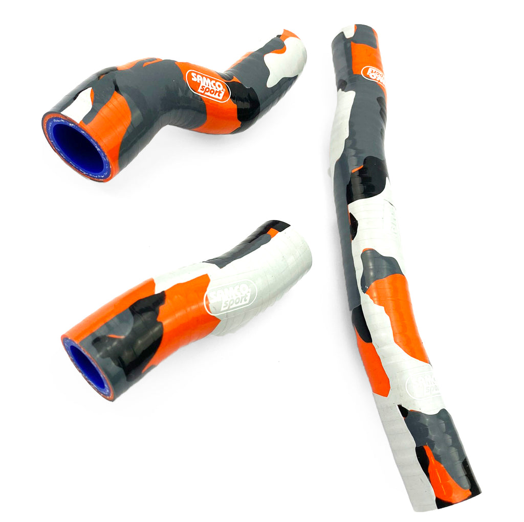 COOLANT HOSE 3 PIECE KIT CAMO 20-23 GAS HUSQ KTM 250 300 THERMO BYPASS SAMCO KTM-114-SOL