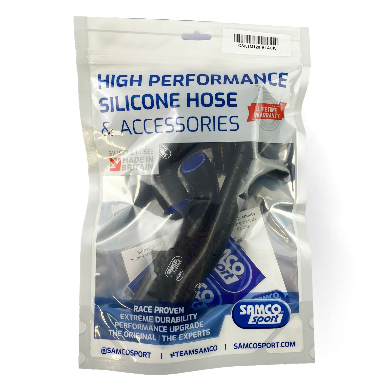 COOLANT HOSE 4 PIECE KIT BLACK 20-23 KTM 150 TE EXC XC-W TPI OEM DESIGN SAMCO KTM-120-BK