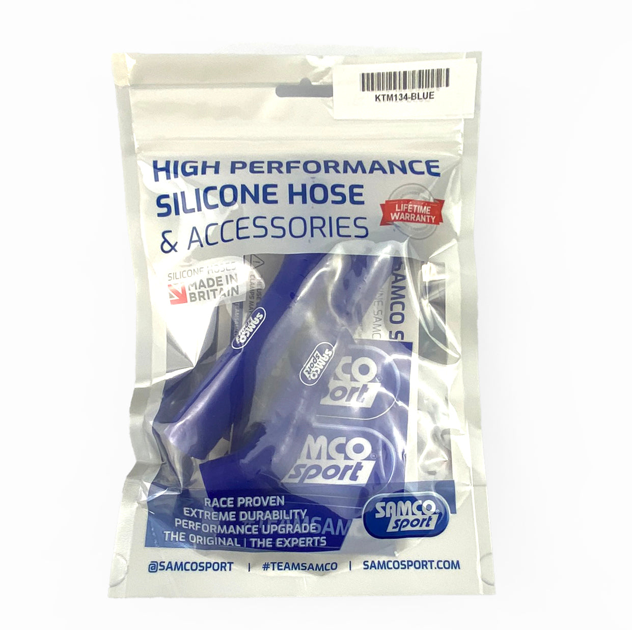 COOLANT HOSE 2 PIECE KIT BLUE 24-25 GAS GAS HUSQVARNA KTM 50 SAMCO SPORT KTM-134-BU