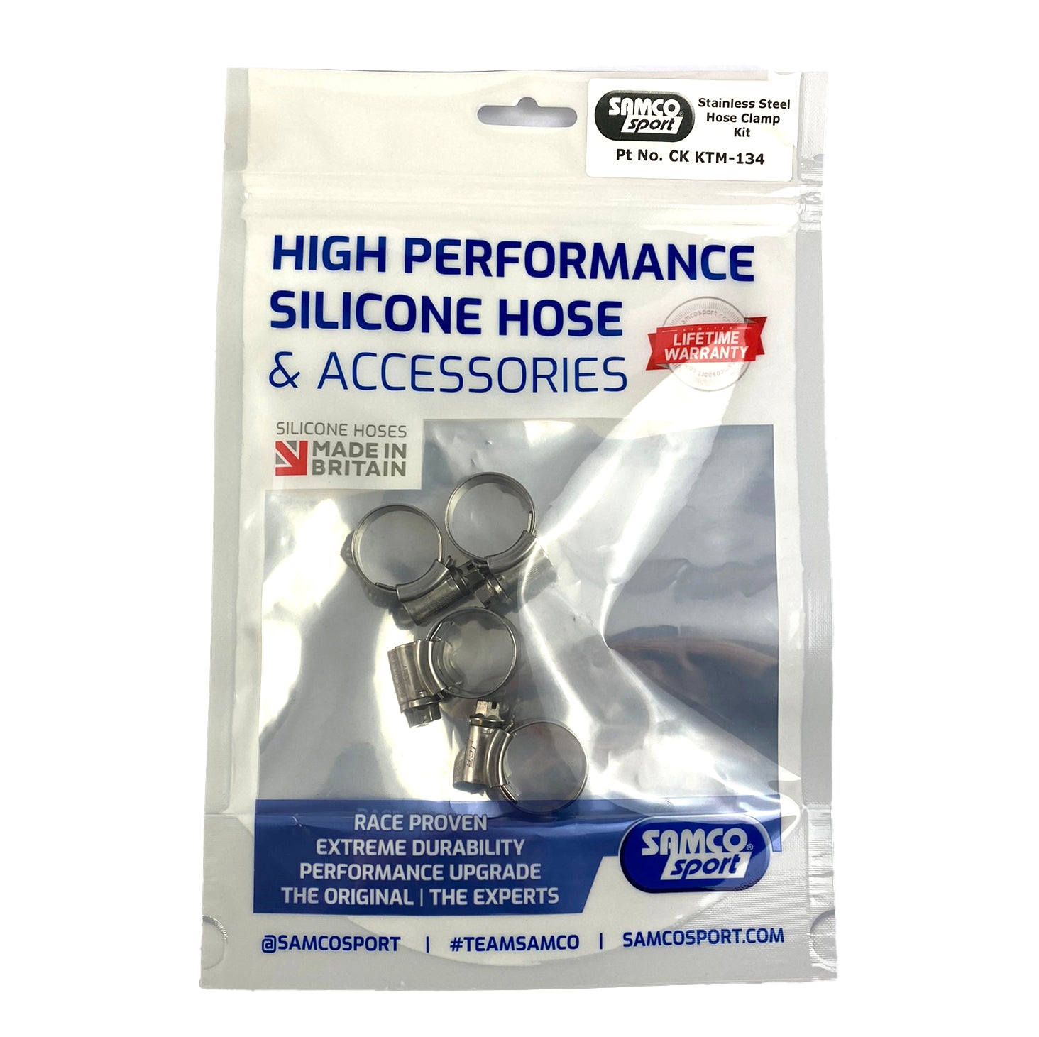COOLANT HOSE STAINLESS KALE CLAMP KIT 24-25 KTM 50 SAMCO SPORT CKKTM-134