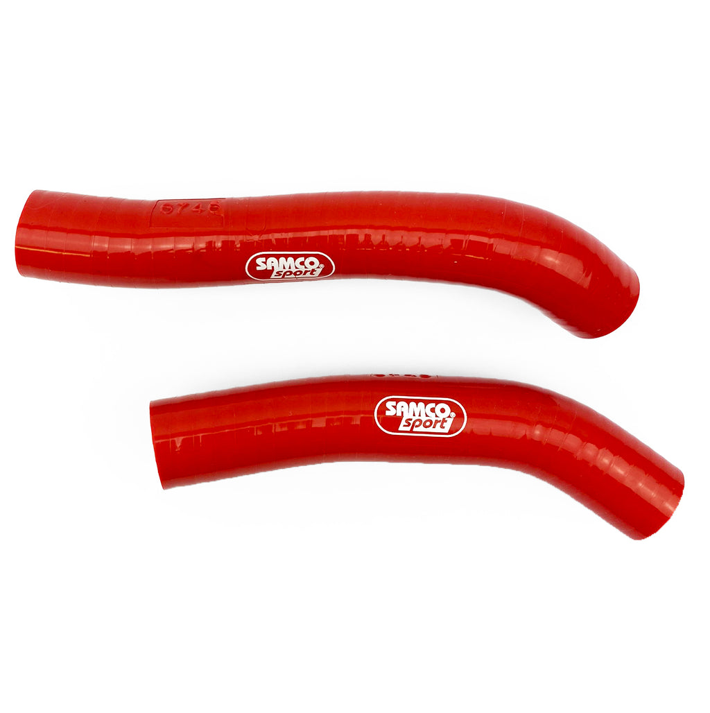 COOLANT HOSE 2 PIECE KIT RED 24-25 GAS GAS HUSQVARNA KTM 50 SAMCO SPORT KTM-134-RD