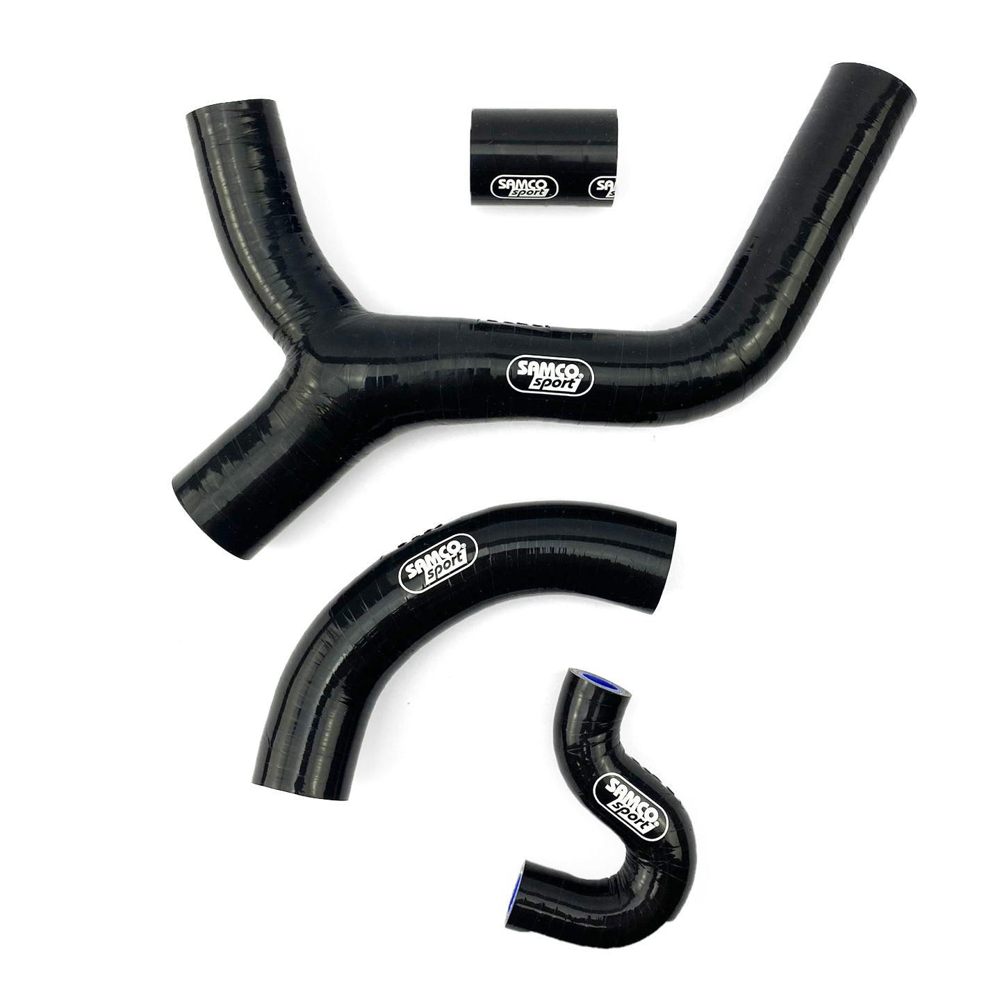 COOLANT HOSE 4 PIECE KIT BLACK 08-11 KTM 400 450 530 EXC XC-W F R SAMCO SPORT KTM-22-BK