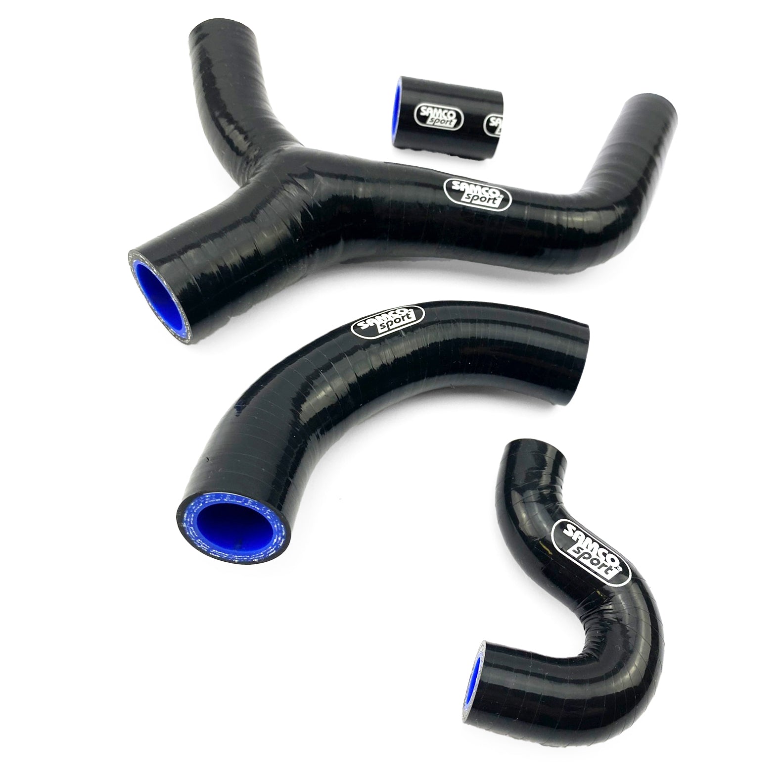 COOLANT HOSE 4 PIECE KIT BLACK 08-11 KTM 400 450 530 EXC XC-W F R SAMCO SPORT KTM-22-BK